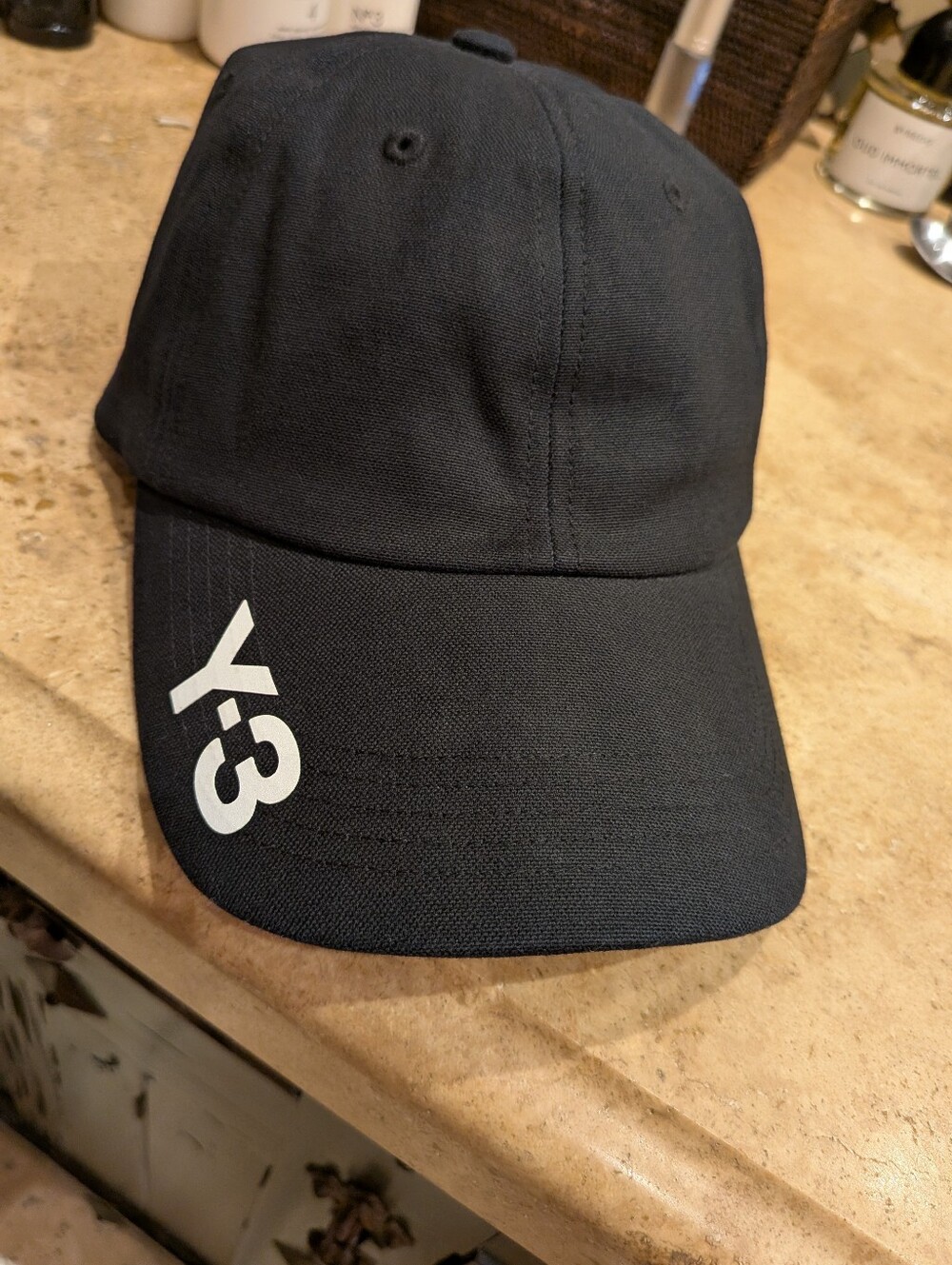 NWOT Y-3 Adidas Yohji Yamamoto 2020 CH1 Cap Hat GK3127 Deadstock Black Archive - Picture 13 of 14